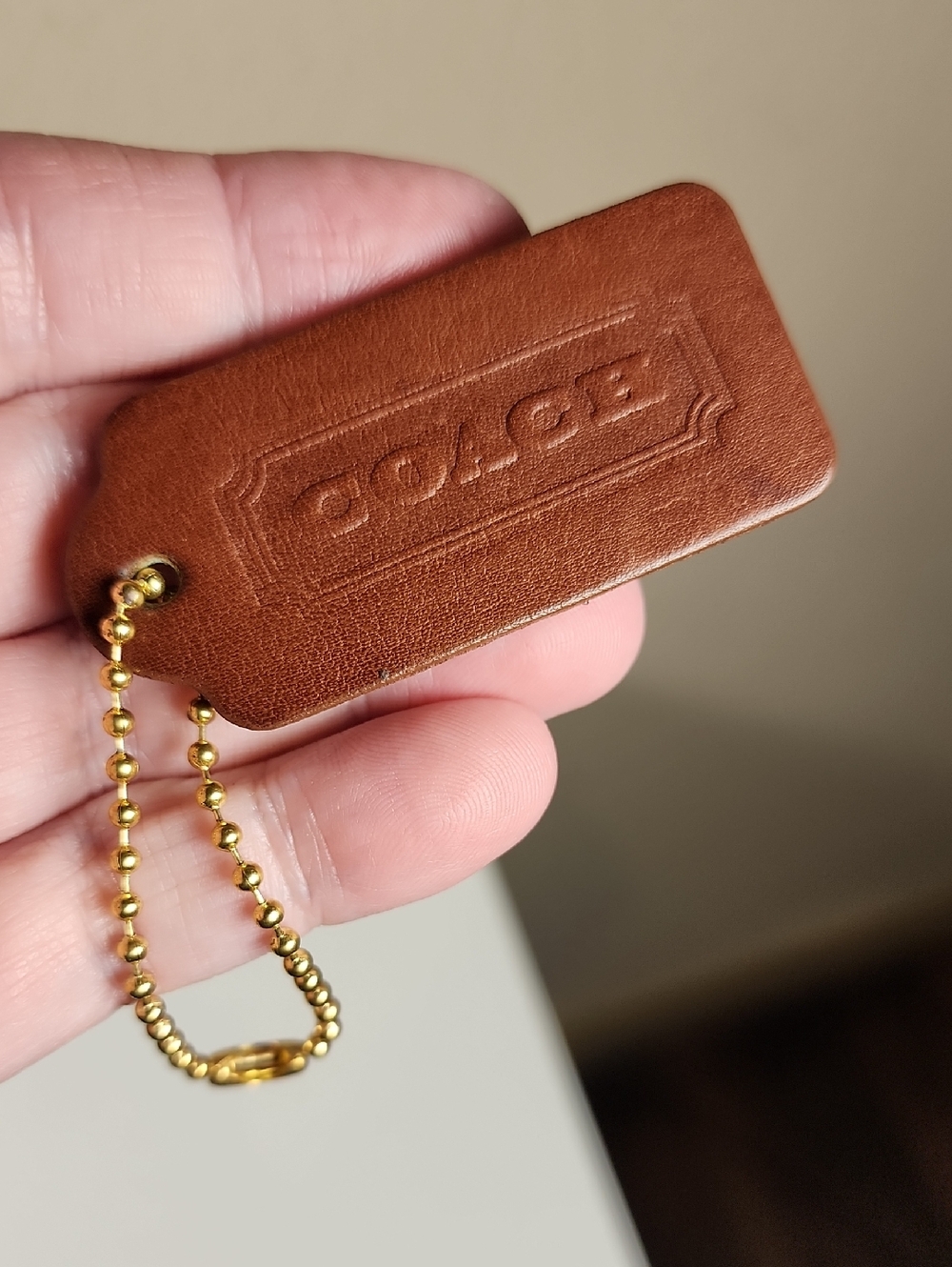 Vintage Coach BT Double Sided Hangtag - Picture 1 of 3